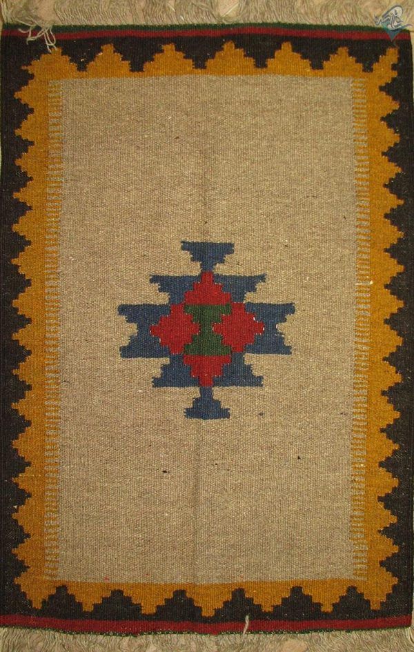 گلیم دستباف شیرازی تمام پشم ذهنی باف