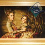 تابلو فرش دستباف تبریز نقشه ی جدید مهر مادری