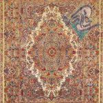 قالیچه دستباف تبریز نقشه جدید خطیبی ابریشم