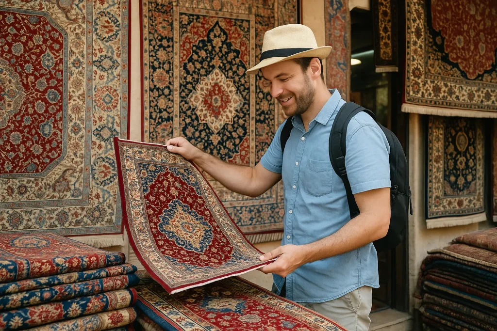 فرش به‌عنوان سوغات اصیل ایرانی برای گردشگران
