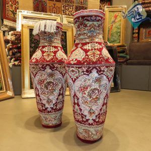 کوزه حجمی بافت تبریز کرک و ابریشم بسیار خاص و نادر
