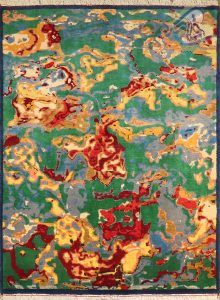 قالیچه دستباف سه متری قشقایی سفارشی باف مدرن