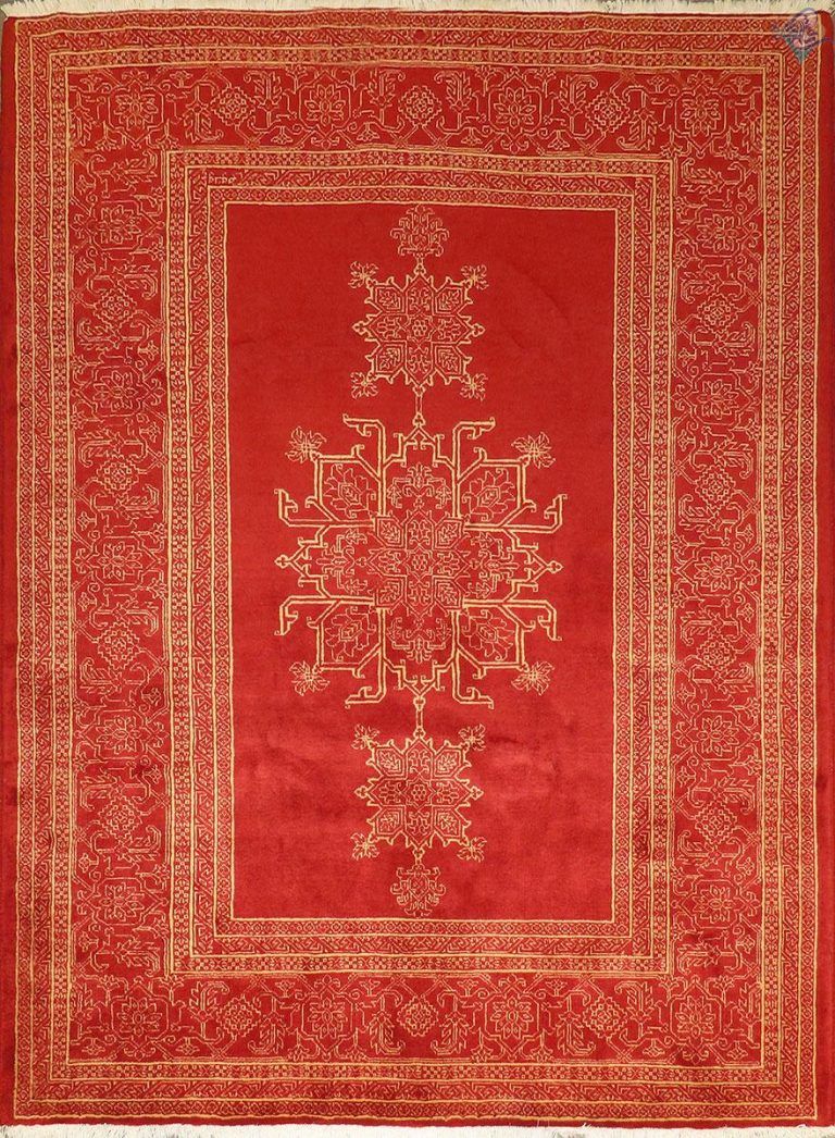قالی دستباف هریس طرح مدرن هندسی