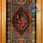 تابلو فرش دستباف ابریشم قم