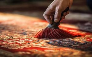 پاک کردن لکه چای از فرش